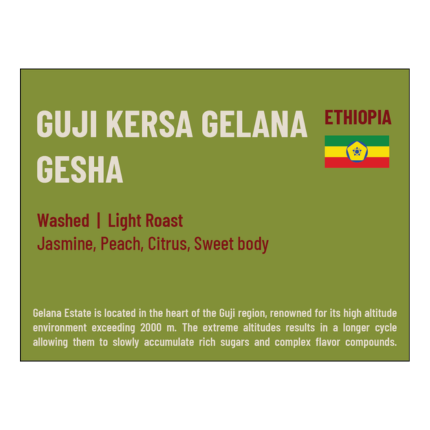 Guji Kersa Gelana Gesha (100gm)