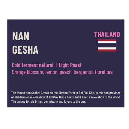 Slowna Farm Thai Gesha(100gm)